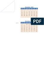 Array Formula Calendar