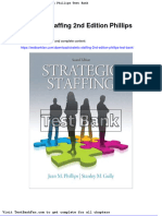 Full Download Stratetic Staffing 2nd Edition Phillips Test Bank