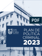 Plan de Politica Criminal 2023