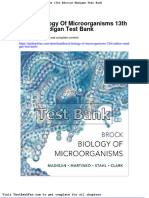 Full Download Brock Biology of Microorganisms 13th Edition Madigan Test Bank