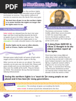 LKS2 The Northern Lights Differentiated Reading Comprehension Activity