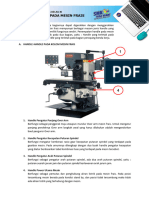 Handle-Handle Pada Mesin Frais