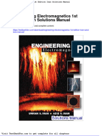 Full Download Engineering Electromagnetics 1st Edition Inan Solutions Manual