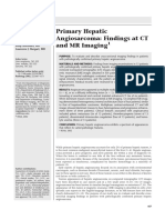 Koyama Et Al 2002 Primary Hepatic Angiosarcoma Findings at CT and MR Imaging