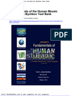 Full Download Fundamentals of The Human Mosaic 2nd Edition Bychkov Test Bank