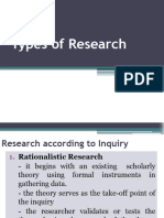 Types of Research