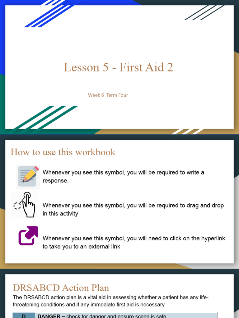 Lesson+5+ +First+Aid+2 | PDF | Cardiopulmonary Resuscitation | First Aid