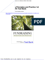 Full Download Fundraising Principles and Practice 1st Edition Worth Test Bank