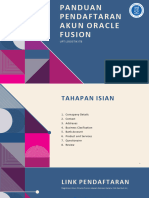 PANDUAN PENDAFTARAN AKUN ORACLE FUSION - Fixed