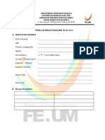 Formulir Pendaftaran Bem Fe Um 2013