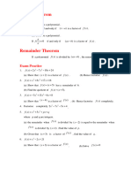 Chapter 3 Factor Theorem Remainder Theorem 1