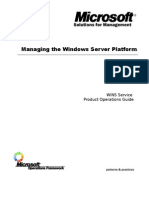 WINS Server Operational Guide