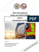 Unit 1 Introduction To OSH