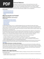 Domains and Forests Technical Reference