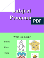 1B Subject Pronouns