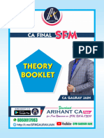 SFM Theory Booklet by CA Gaurav Jain Sir