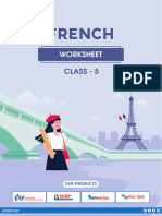 French Worksheet For Hrade 7
