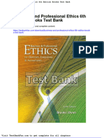 Full Download Business and Professional Ethics 6th Edition Brooks Test Bank