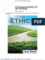 Full Download Business and Professional Ethics 7th Edition Brooks Test Bank