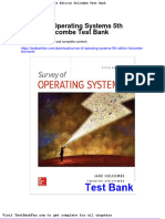 Full Download Survey of Operating Systems 5th Edition Holcombe Test Bank