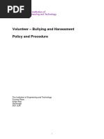 Volunteer - Bullying and Harassment Policy v4.1