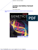 Full Download Genetics Canadian 2nd Edition Hartwell Solutions Manual