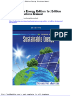 Full Download Sustainable Energy Edition 1st Edition Dunlap Solutions Manual