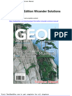 Full Download Geol 2nd Edition Wicander Solutions Manual
