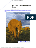 Full Download Sustaining The Earth 11th Edition Miller Solutions Manual