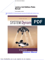 Full Download System Dynamics 3rd Edition Palm Solutions Manual