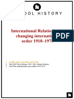 OCR International Relations - The Changing International Order 1918-1975 - Part 1 - Assessment