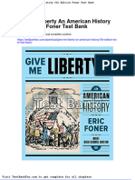 Full Download Give Me Liberty An American History 5th Edition Foner Test Bank