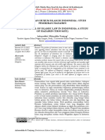 Pembaharuan Hukum Islam Di Indonesia: Studi Pemikiran Hazairin The Renewal of Islamic Law in Indonesia: A Study of Hazairin Thought