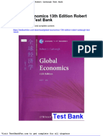 Full Download Global Economics 13th Edition Robert Carbaugh Test Bank