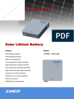 CINCO Solar Lithium Battery