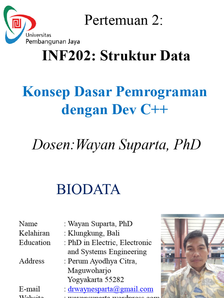Struktur Data dan Pemrograman C++ | PDF