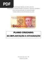 Plano Cruzado Da Implantacao a Estagnacao