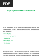 Flag Register in 8085 Microprocessor