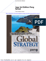 Full Download Global Strategy 3rd Edition Peng Solutions Manual