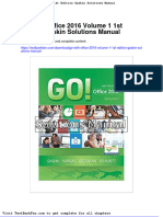 Full Download Go With Office 2016 Volume 1 1st Edition Gaskin Solutions Manual
