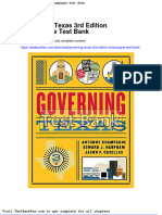 Full Download Governing Texas 3rd Edition Champagne Test Bank