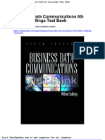 Full Download Business Data Communications 6th Edition Stallings Test Bank