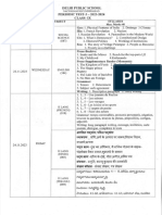 PT-3 Syllabus Sheet