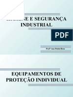 Higiene E Segurança Industrial: Prof Ana Paula Rosa