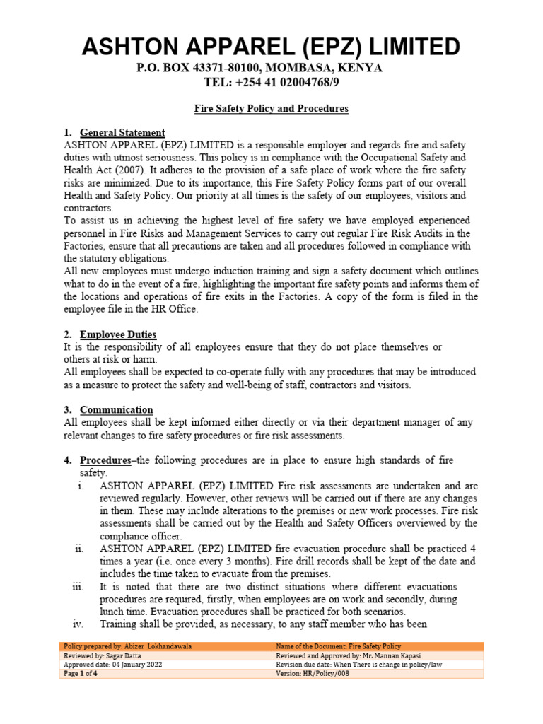 no-008-as-fire-safety-policy-pdf-fire-safety-safety