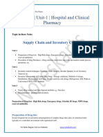 Chapter 3 Hospital Pharmacy Notes Complete Notes by Noteskarts Acc To ER20