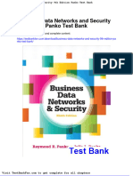 Full Download Business Data Networks and Security 9th Edition Panko Test Bank