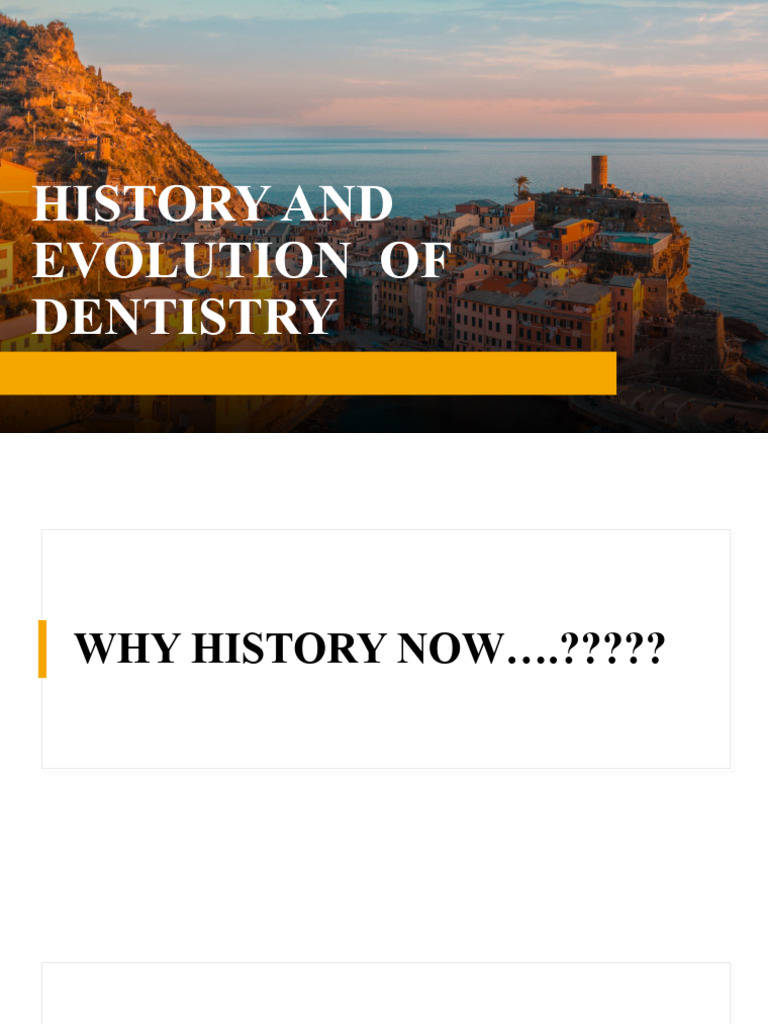 History of Dentistry PDF Dentistry Dentist