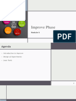 Module - 6 - Improve Phase - Oct 2