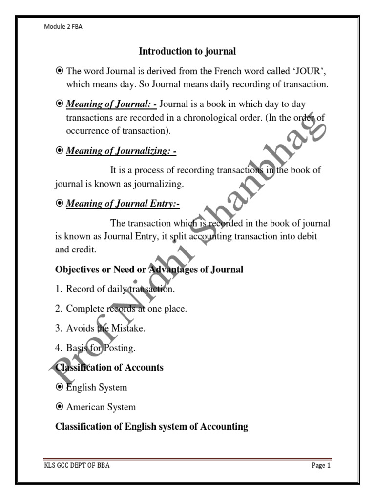 Module 2 Accounts Notes | PDF | Debits And Credits | Corporations